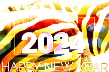 FX №233704 Ass Zebra happy new year 2024
