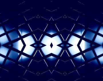 FX №233272  blue bright metal square mesh graphics darkness background