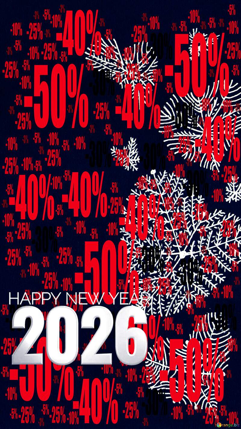 Art  Sale Happy New Year 2026 background №56186
