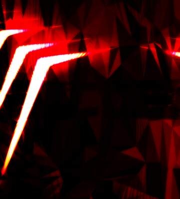Neon red polygon lines pattern background
