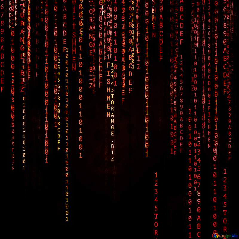Dark red Digital enterprise matrix style background №49671