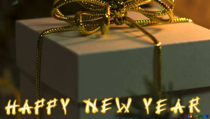 happy new year gift background №15388