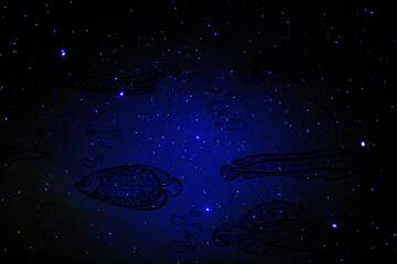 FX №241585 Night sky fish