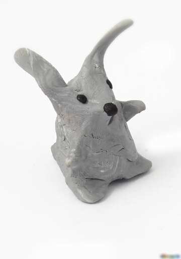 FX №25579 Plasticine rabbit