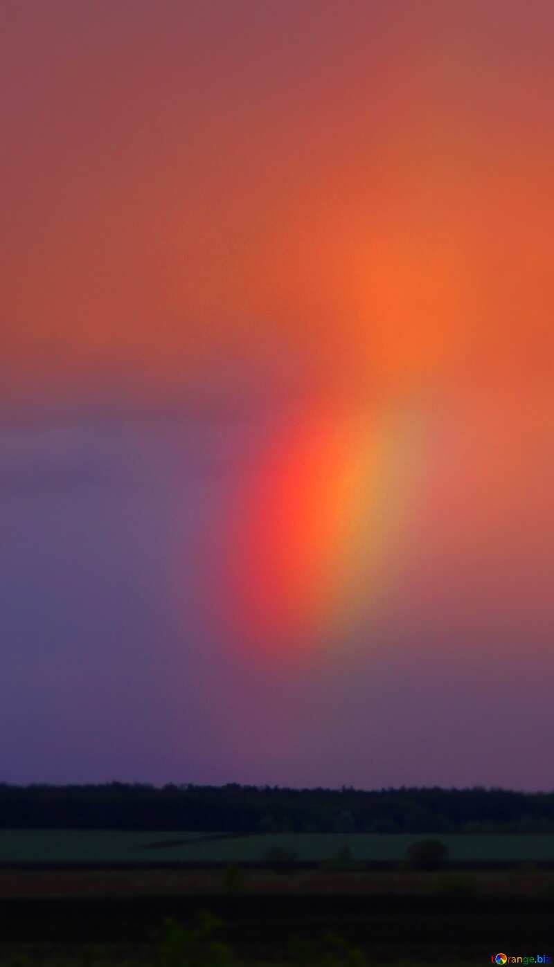 stormy sky rainbow №1679