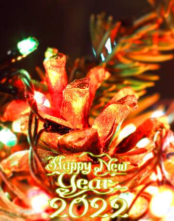 FX №26092 happy New year 2020 card