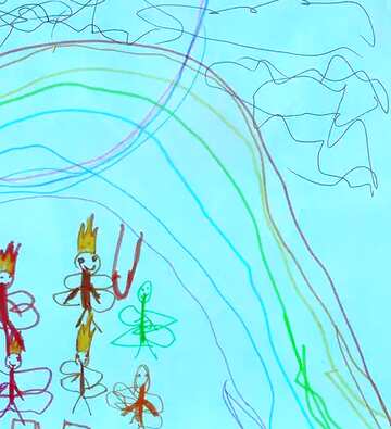 FX №26829 Fairyland. Children drawing.