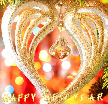 FX №26605 Heart happy new year