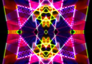 FX №261448 Colors glow geometry background