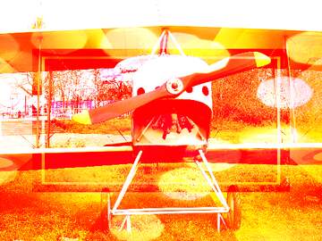 FX №261304 Retro plane  aviator background