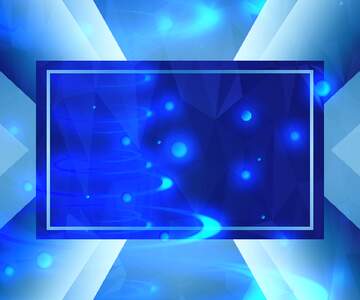 FX №261984 Space template banner Background Blue