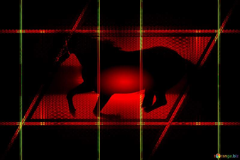 Red horse  frame №54471