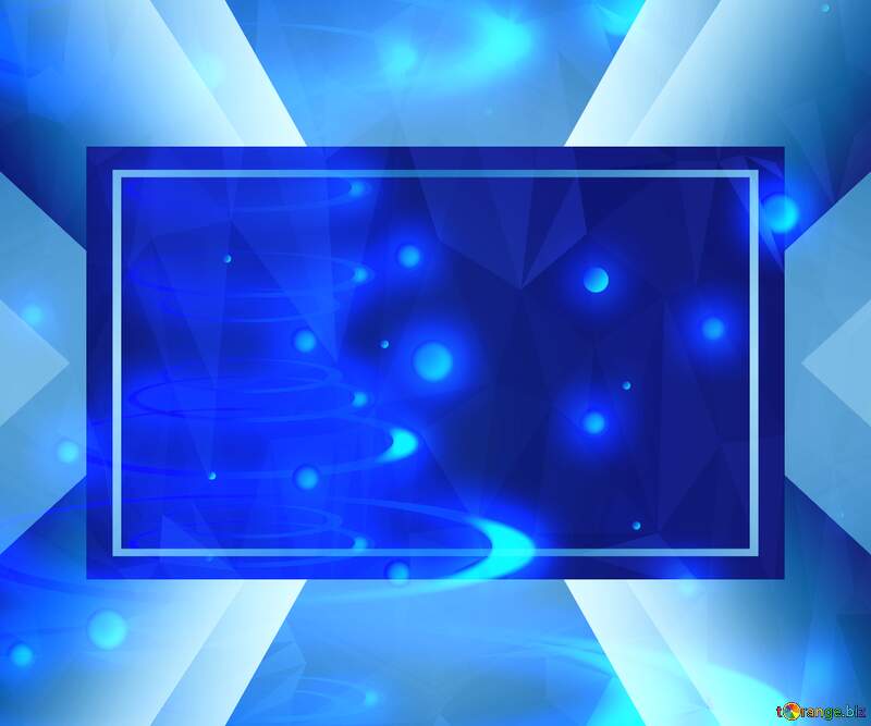 Space template banner Background Blue №54931