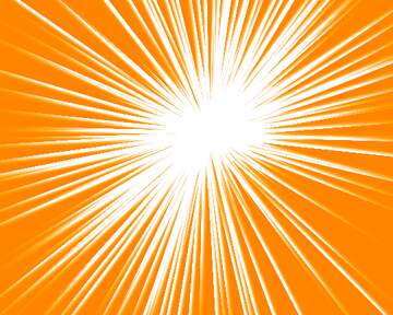 FX №262257 art pattern orange rays