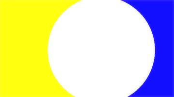 FX №262039 Blue and yellow  circle frame background