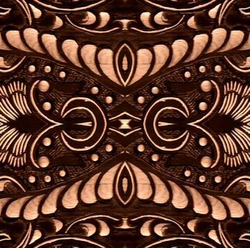 FX №262626 Carved wood texture pattern