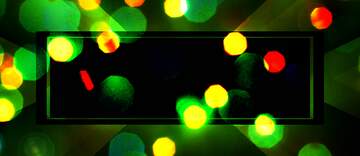 FX №262185 Christmas lights overlay