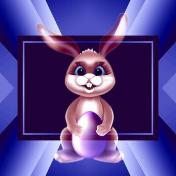 FX №262740 Easter Rabbit template