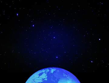 FX №262096 Space  sky earth background