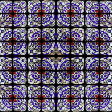 FX №262662 Stained glass pattern texture