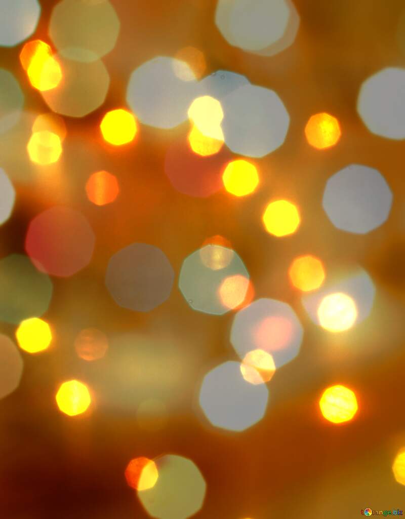 Bokeh Christmas lights Background №24607
