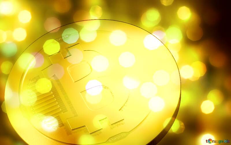 Bright Bitcoin background №24606
