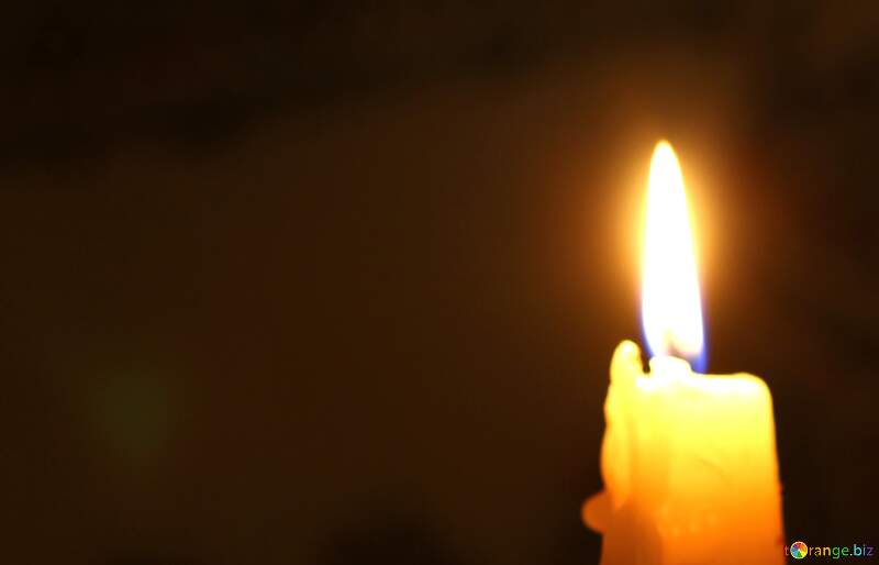 Candle on dark background №30323