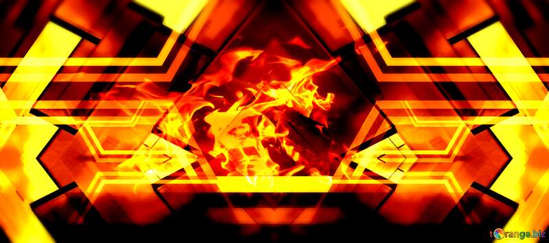 fractal 3d Fire background №54841