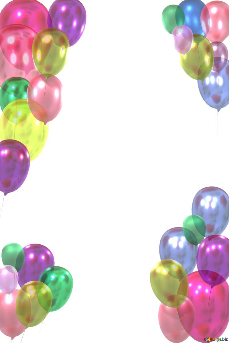 Frame inflate balloons transparent png №56264