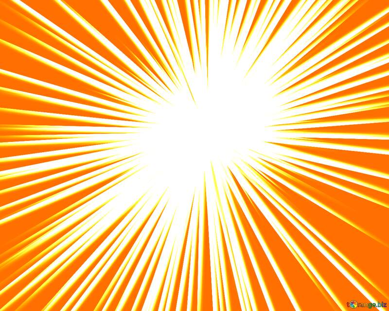 Orange rays explosive overlay №54751