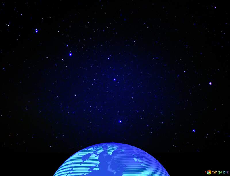 Space  sky earth background №44731