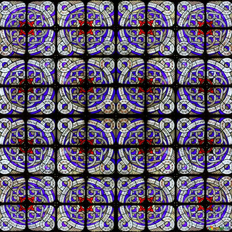 Stained glass pattern texture №51614