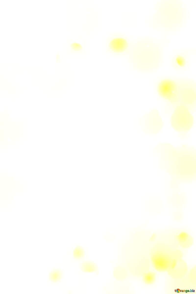 Yellow white bokeh png transparent vertical №56254