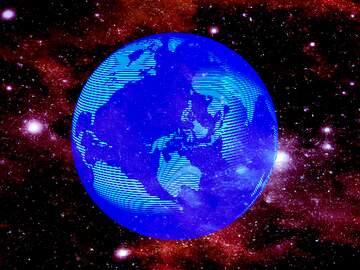 FX №263282 earth in space