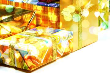 FX №263304 Gifts bokeh background