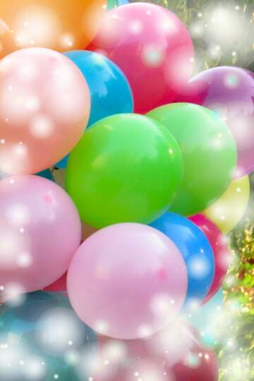 FX №263591 Joyful  Colored balloons