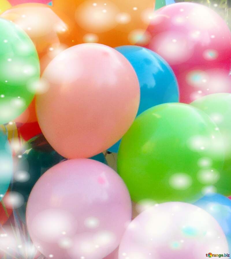Colored balloons background №42286