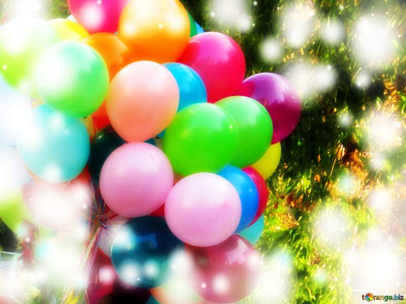 Enchanted  Colored balloons №42286