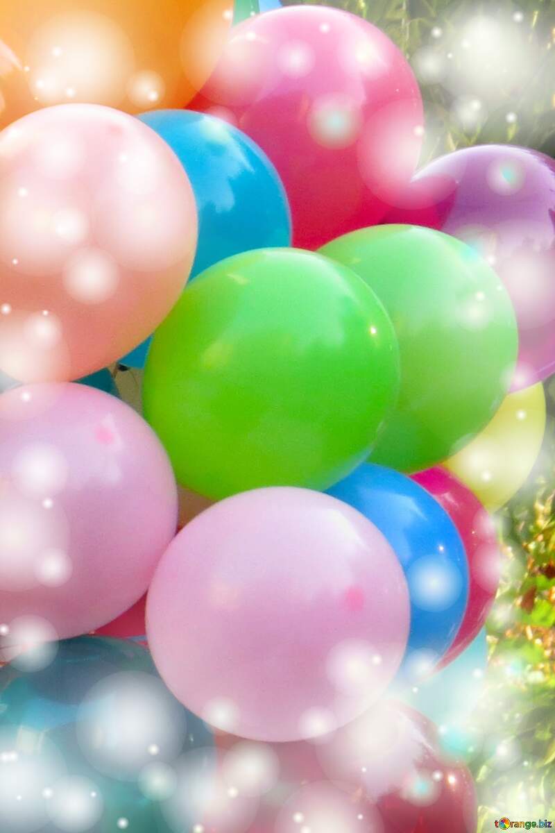 Joyful  Colored balloons №42286