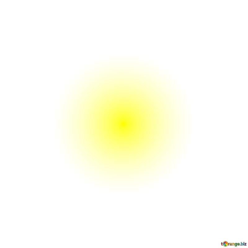 Transparent png Yellow gradient dot №56247