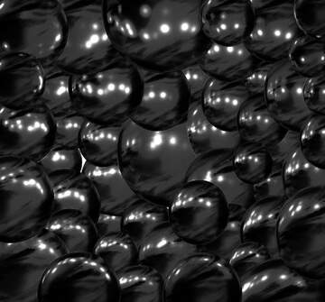 FX №264268 Black Glass Spheres Texture