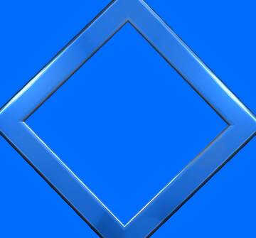 FX №264357 Blue metal  Frame Background