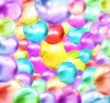 FX №264264 Blured  Colorful Balloons background