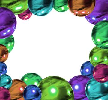 FX №264197 Chromatic Orbs png transparent frame