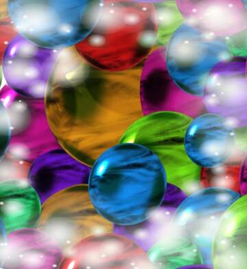 FX №264280 Glimmering Balls Background