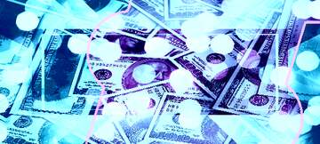 FX №264743 Money  blue  thumbnail design background