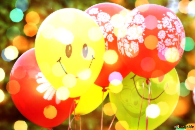 Balloons background №5118