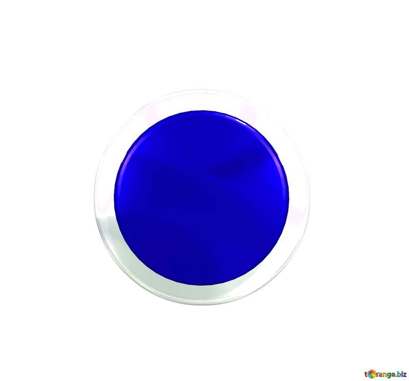 Blue button  transparent png №56299