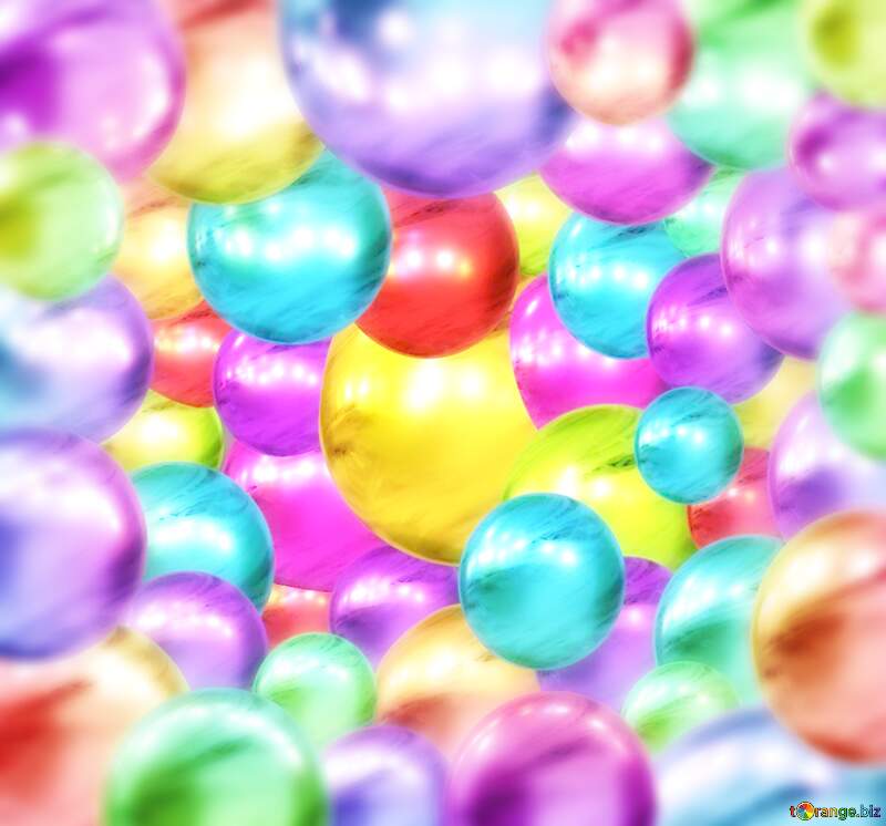 Blured  Colorful Balloons background №56366