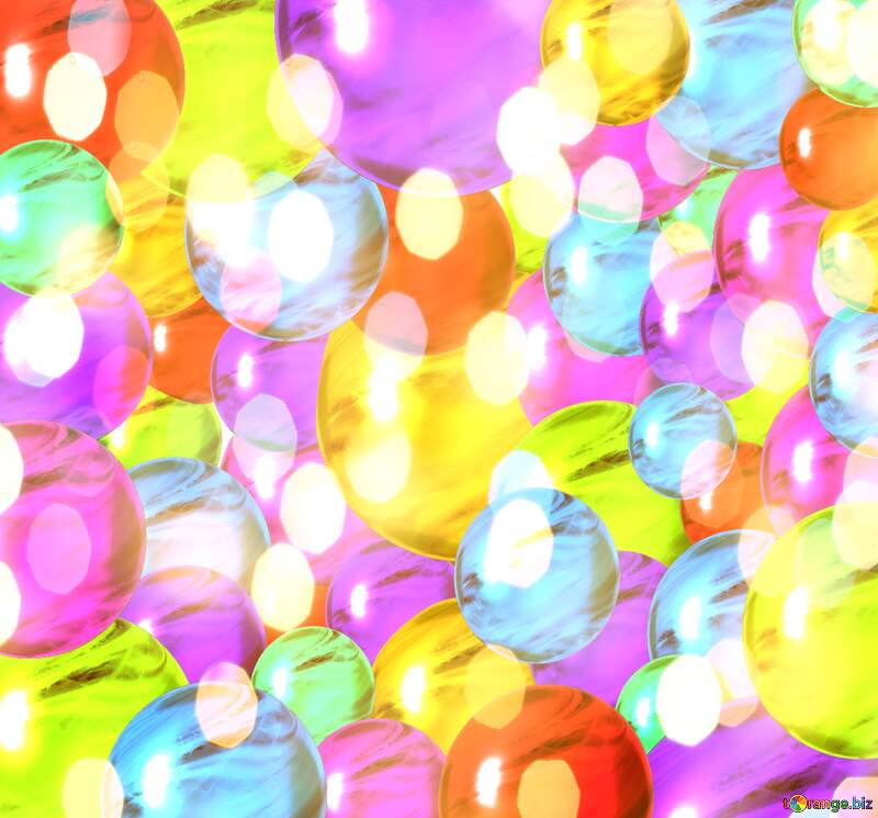 Bokeh Colorful  Balls №56368